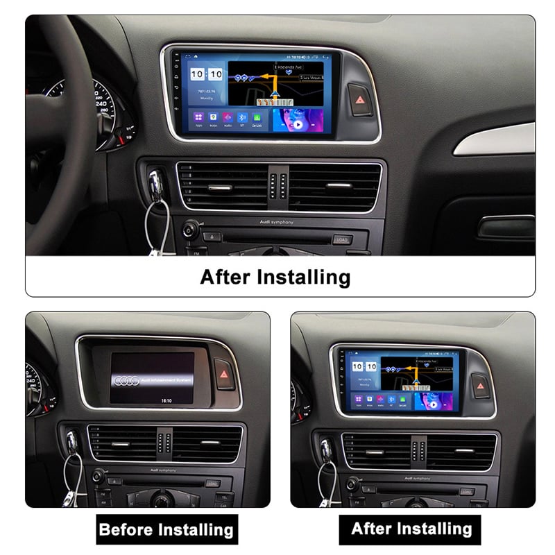 Upgrade 2005-2017 touch screen 9 inch navigation car radio for Audi