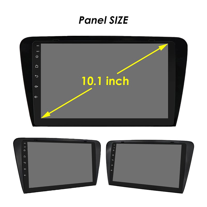 10.1 inch AM/FM/GPS/BT navigation 2 din car radio for Skoda