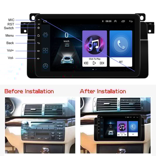 7''/9''/10'' OEM car player BT mirror link handsfreee touch screen gps and player car radio for BMW