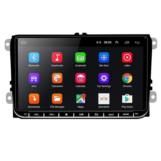 Multi functional 9 inch dashboard car player with IPS screen gps and player for VW