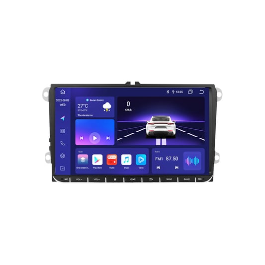 Multi functional 9 inch dashboard car player with IPS screen gps and player for VW